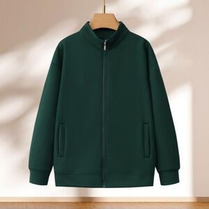 Men's Dark Green Bomber Jacket